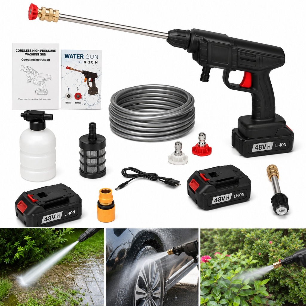Jet Cleaner Tekanan Tinggi Alat Cuci Motor Mobil AC Steam Mesin Cuci Steam Mobil dan Motor Mini Port