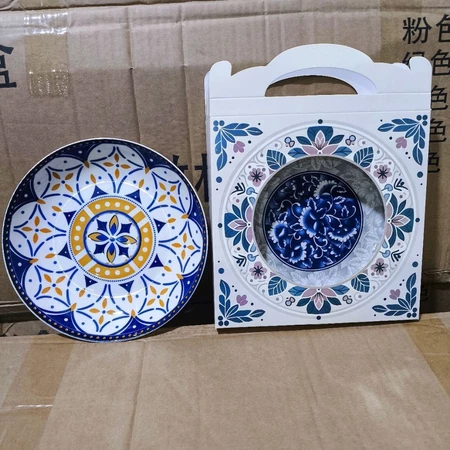 BOX KEMASAN untuk PIRING SOUVENIR