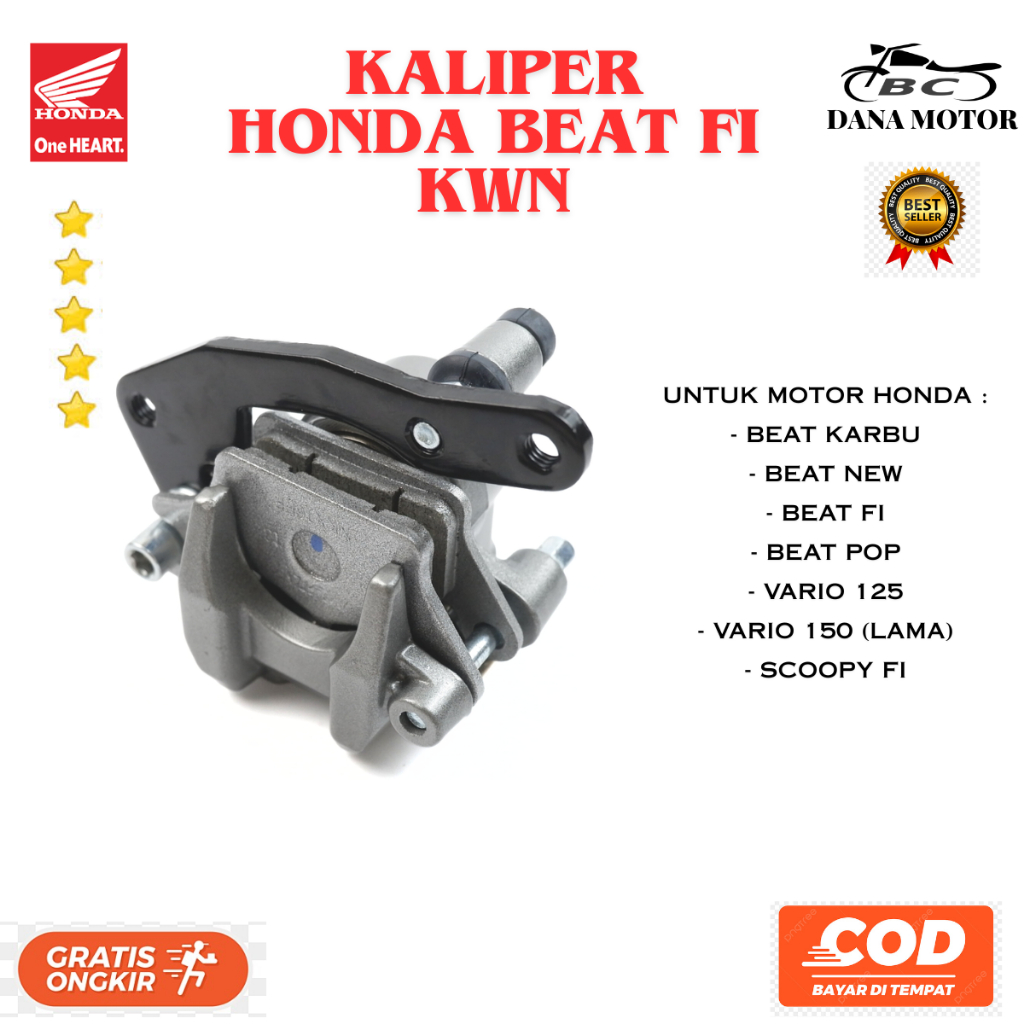 Kaliper Vario 125 Ori / Caliper Honda Beat New Original Nisin - 45100-KWN-911