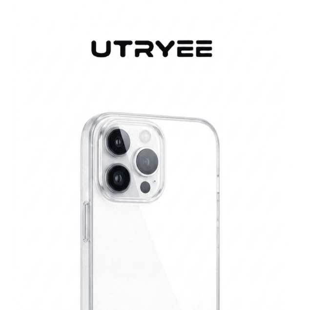 UTRYEE - Camera Protector Case Ultra Slim 0,38mm Anti Kuning For Iphone Series 11 13 14 15 16 17 Sil