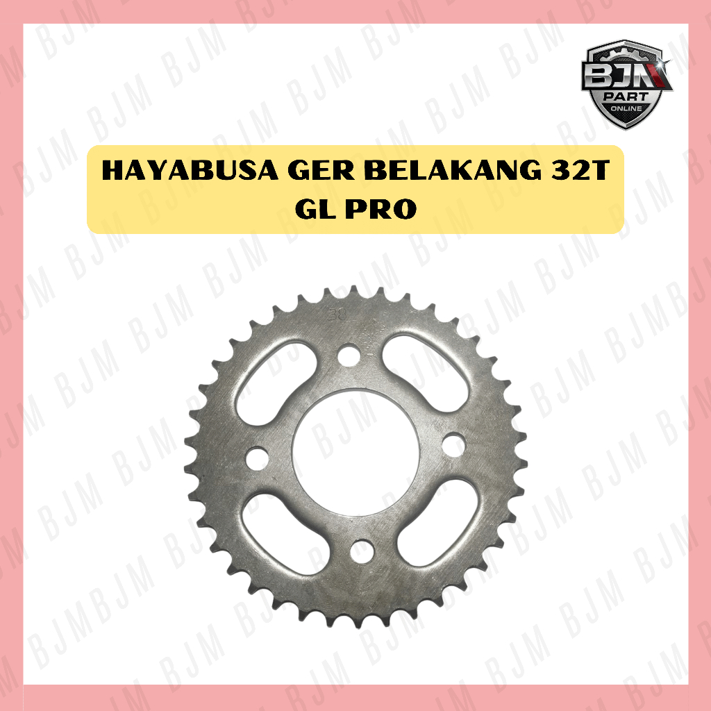 GIR BELAKANG 32T GL PRO GL 100 MERK HAYABUSA - GIGI BELAKANG GL PRO