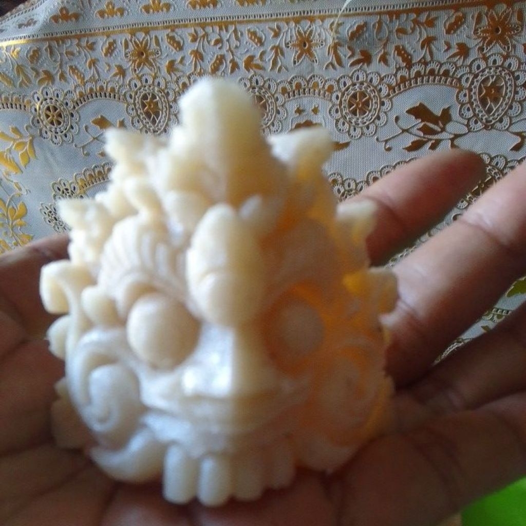 ukir sudut karang tapel mini 4,8 x 6 cm/variasi/payas Ogoh Ogoh/fiber resin