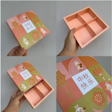 Box Packaging Hampers Mooncake Sekat