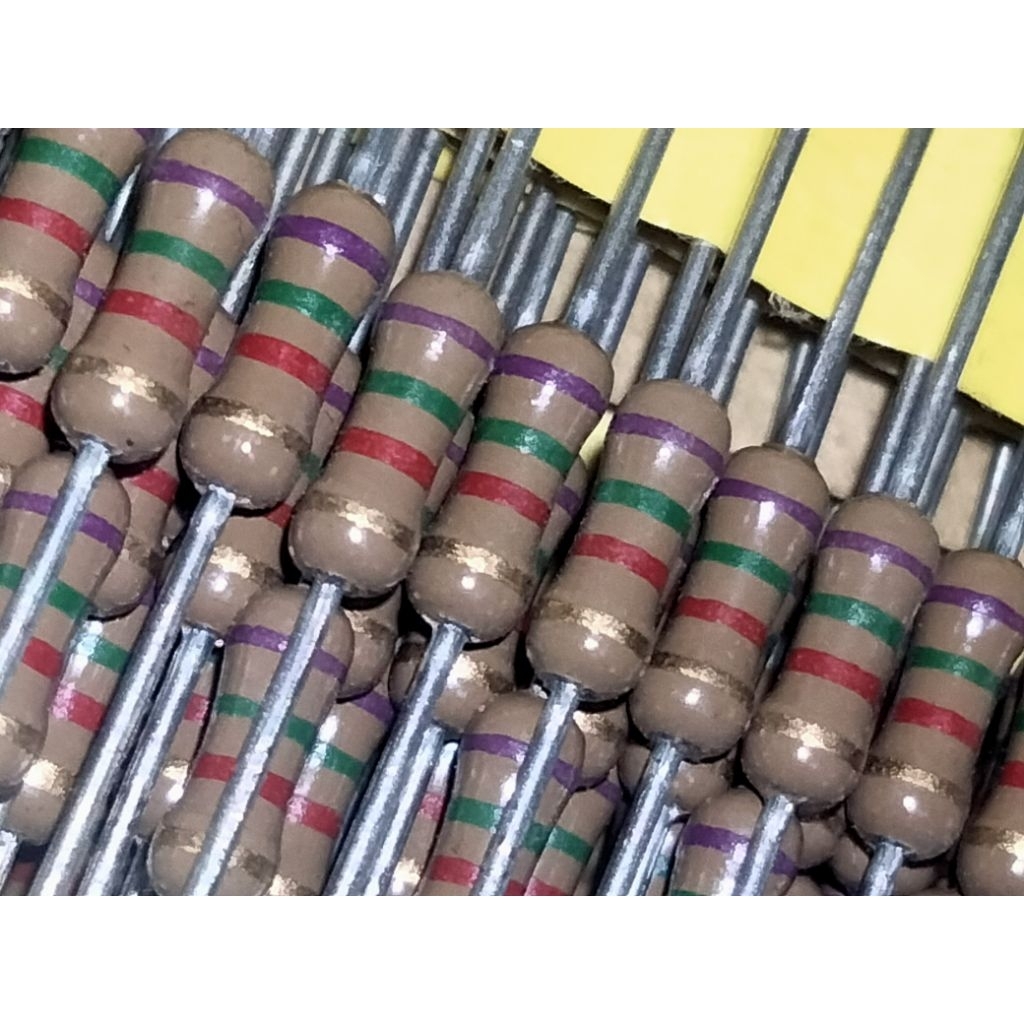 (100pcs)Resistor 7K5 1/4WATT KOA JAPAN
