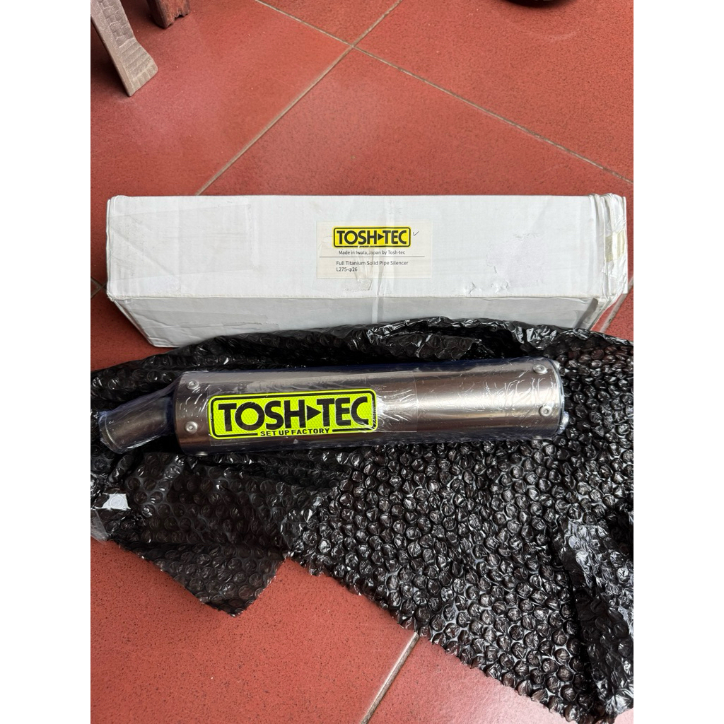 silencer toshtec titanium 2tak terbaru