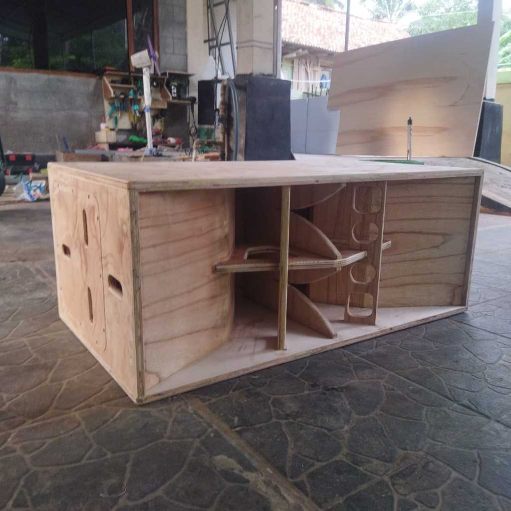 box cla 12inch double_boxspeaker12inch_boxsound, Bahan Triplek 18mm mentah/belum finishing bahan min