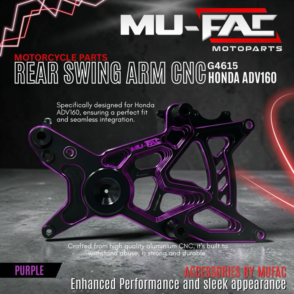 SWING ARM HONDA ADV 150 ADV 160 LENGAN AYUN MUFAC ADV 150 ADV 160 FULL ALUMINIUM CNC