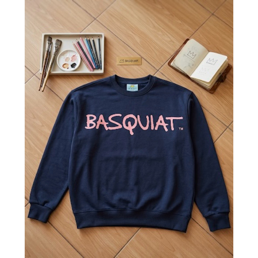 crewneck jean•michel basquait x clride.n Harap baca deskripsi 