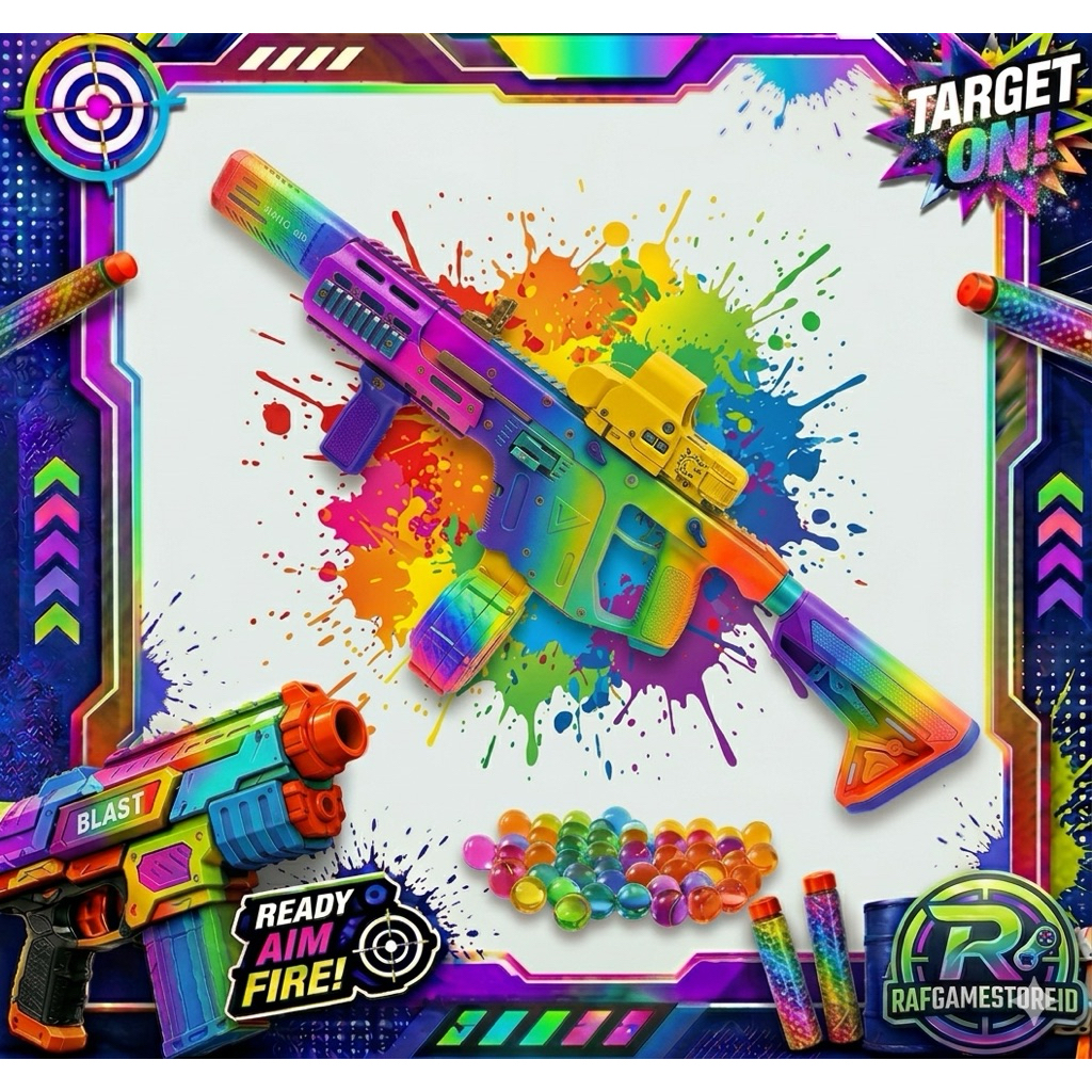 Mainan Anak Water Gel Toys Jelly Toys Tembakan Mainan WGB Army