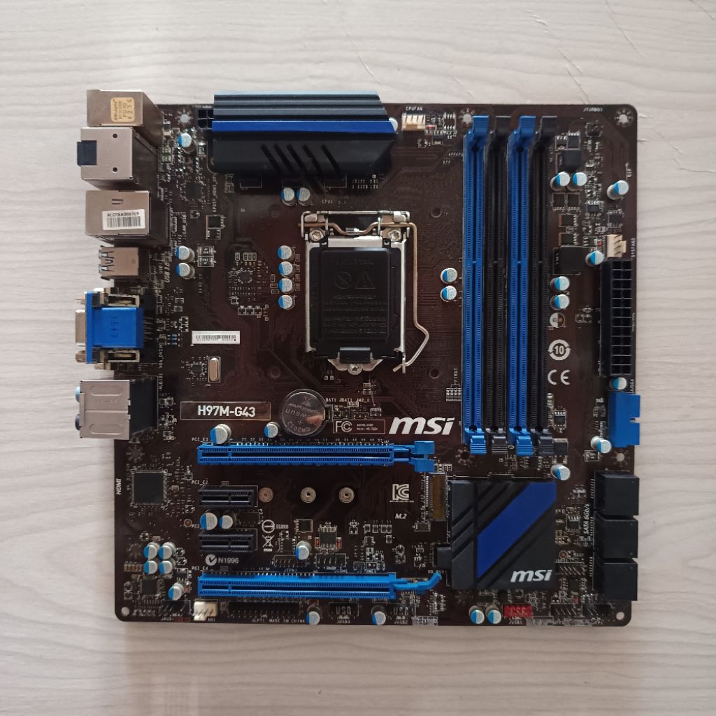 Mainboard / MSI Motherboard H97M-G34 / DDR3 / LGA 1150 / 4TH