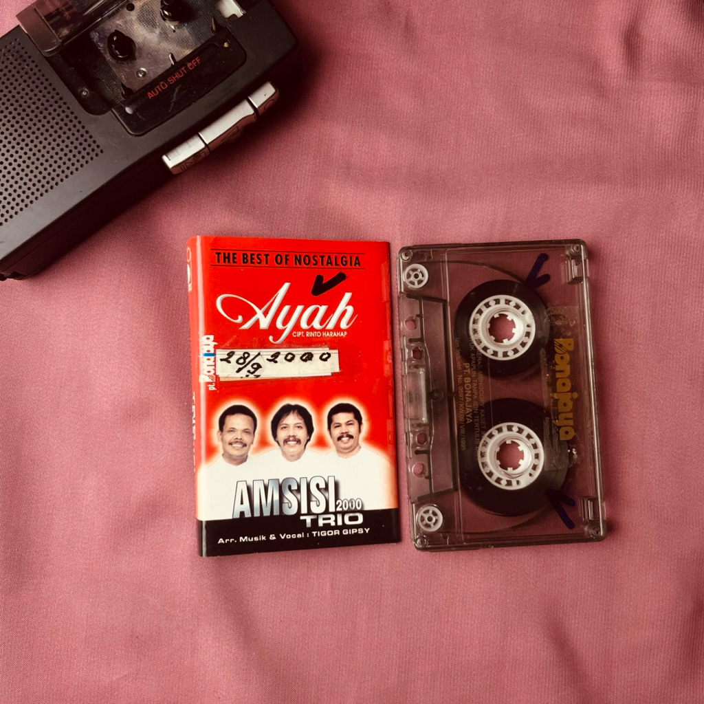 Kaset Pita TRIO AMBISI Ayah The Best Of Nostalgia Original
