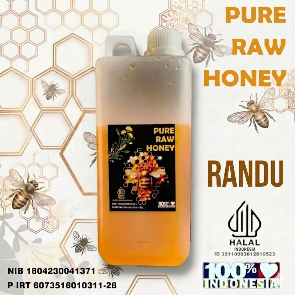 Madu Murni Asli Madu Randu 1 Kg / Madu Randu Asli