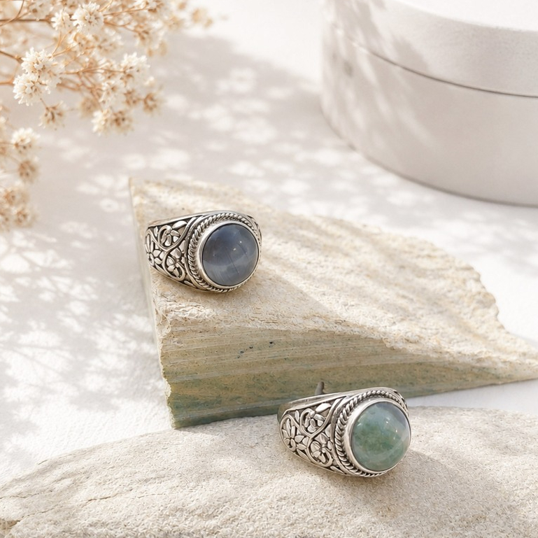 Cincin Ukiran Bali Silver Perak 925