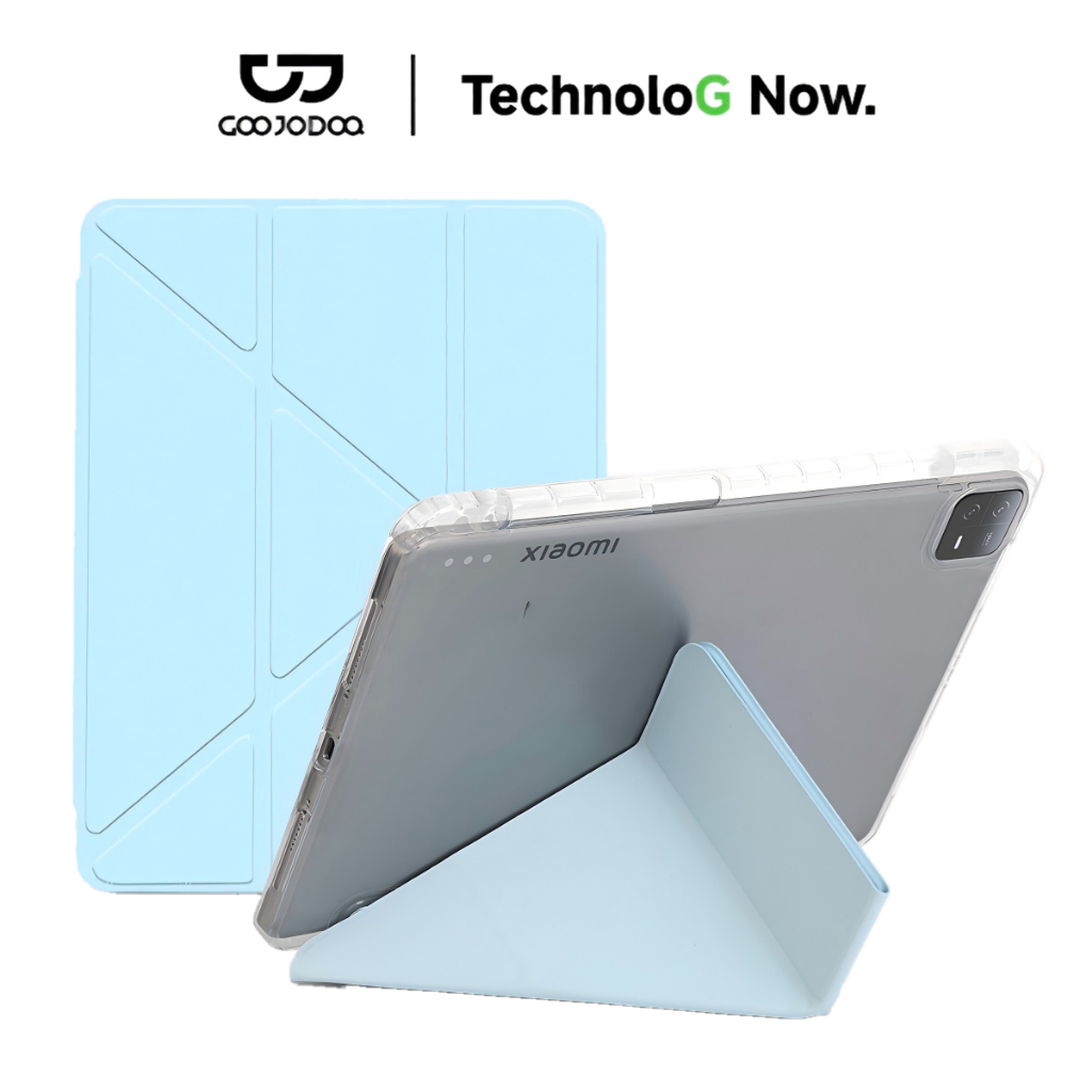 Goojodoq for Xiaomi Pad 6 5 Case Mi Pad 5 Pro with Pen Slot Holder Tablet Protector Smart Cover