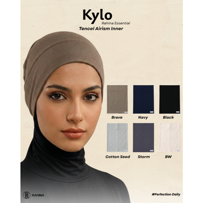 Rahina Indonesia - Kylo Tencel Airism Inner Bandana Daleman Hijab Adem By Rahina Indonesia