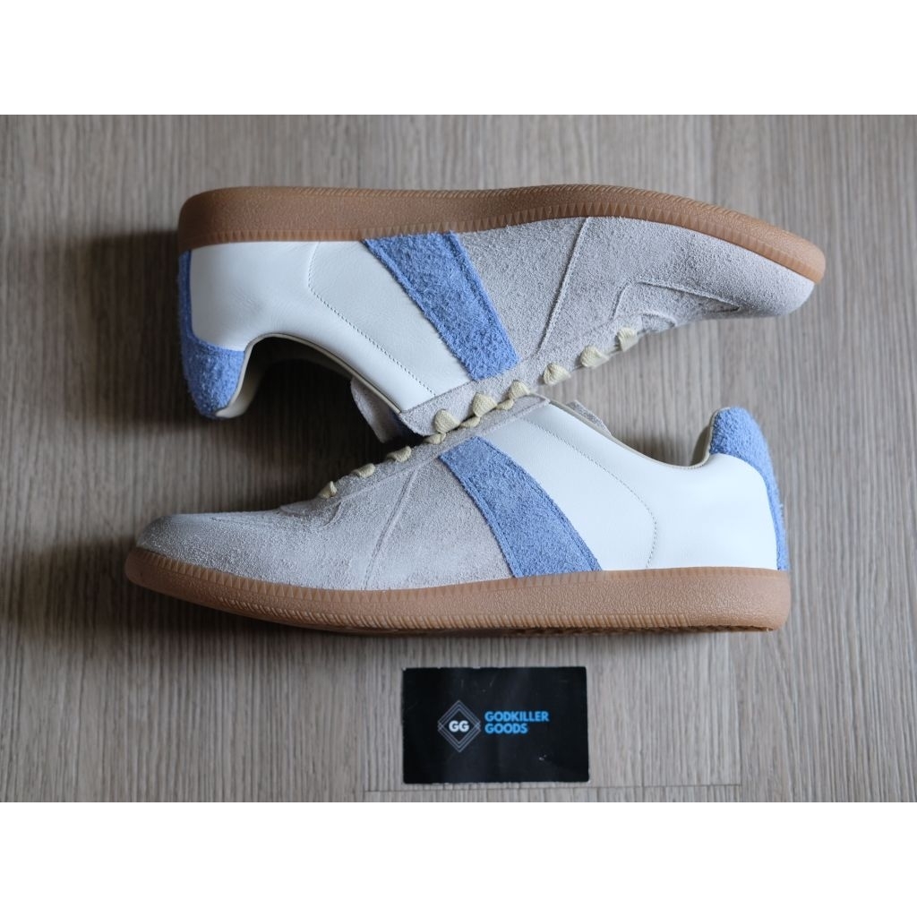 Maison Margiela GATS German Army Trainer White Gum Grey Blue Low Top