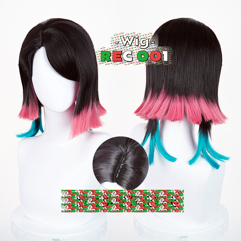88 M Wig Enmu Cosplay Demon Slayer Kimetsu no Yaiba 35CM Rambut Orang Dewasa/Anak-Anak Dapat Menggun
