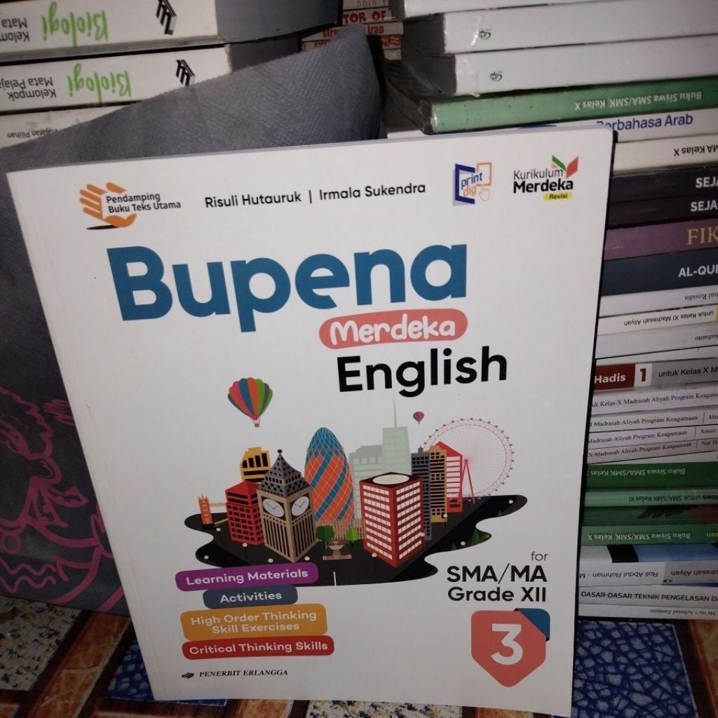 BUPENA ENGLISH SMA KELAS 3 ORI BEKAS BERSIH