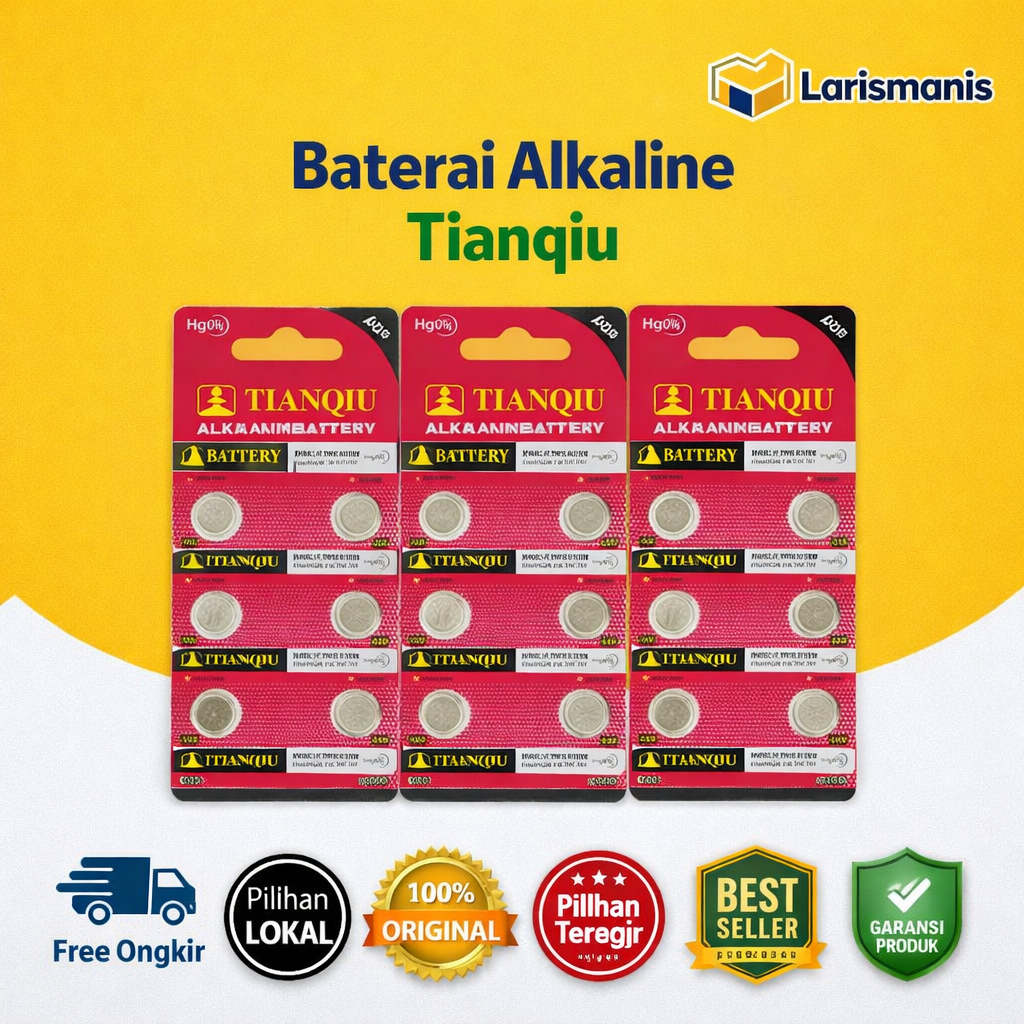 Batre Baterai Kancing Battery Cell AG5/LR754H/393A JUAL ECER