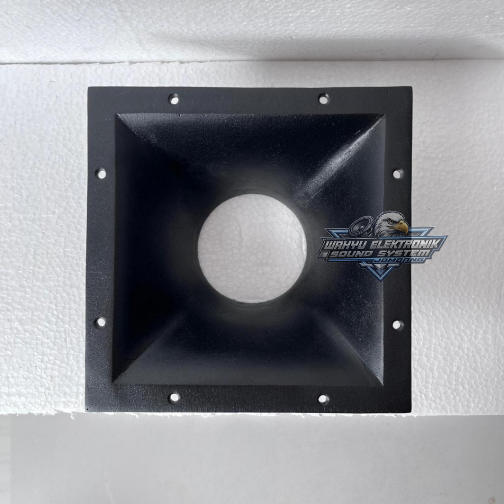 Horn Middle Polos 6 inch Ukuran 22x22 Corong Midle 6'' 6inch Bahan Cor Diral Almunium Tebal