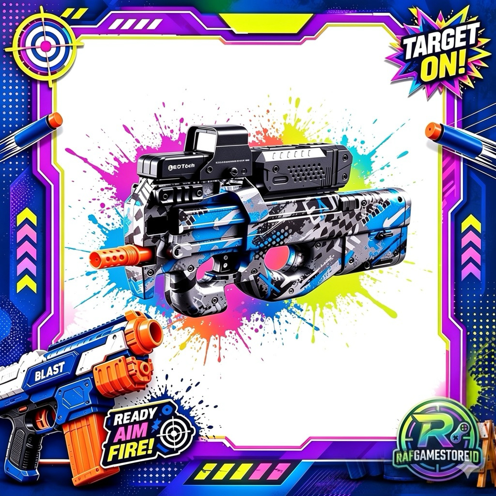 Mainan Anak Water Gel Blaster Toys Jelly Toys Tembakan Mainan WGB P90