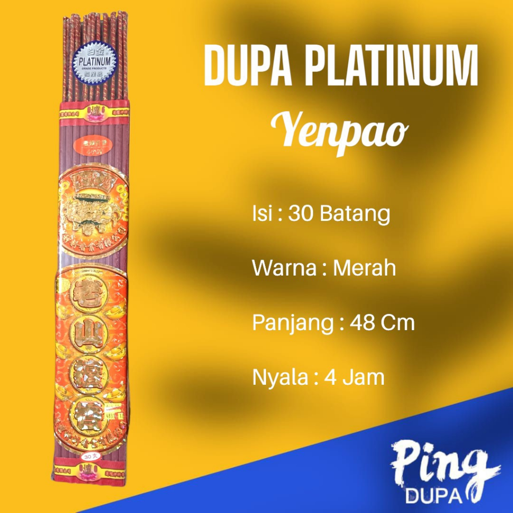 Dupa Cendana Platinum 4 Jam Isi 30 Batang