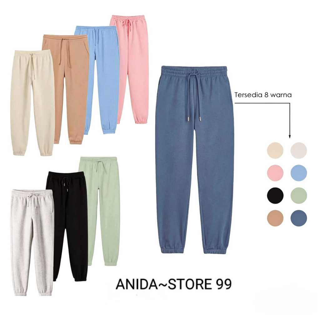 Sweatpanst Jogger Celana Olahraga Joger Sweatpanst Pria wanita