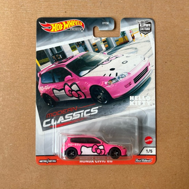Hot Wheels Honda Civic EG Hello Kitty
