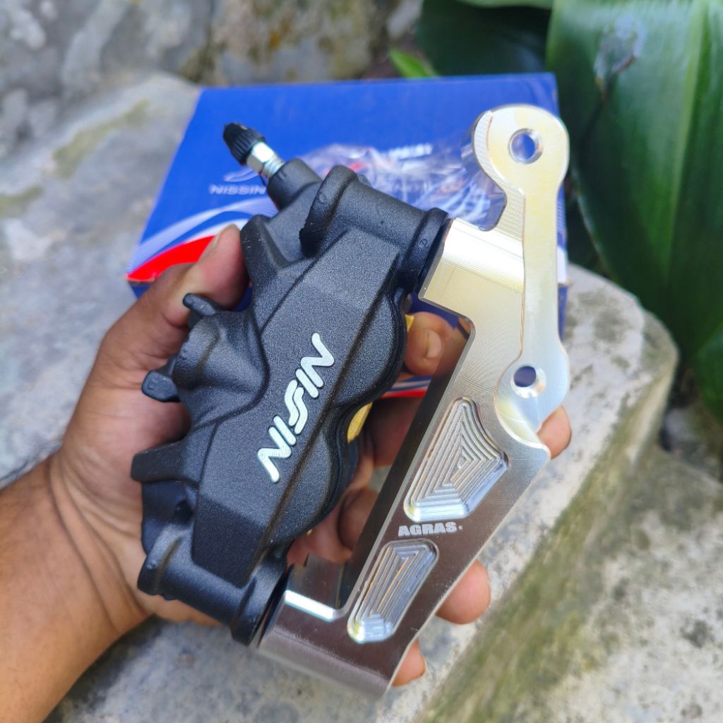 KALIPER TWIN AFRICA  SET BREKET KALIPER PNP NINJA