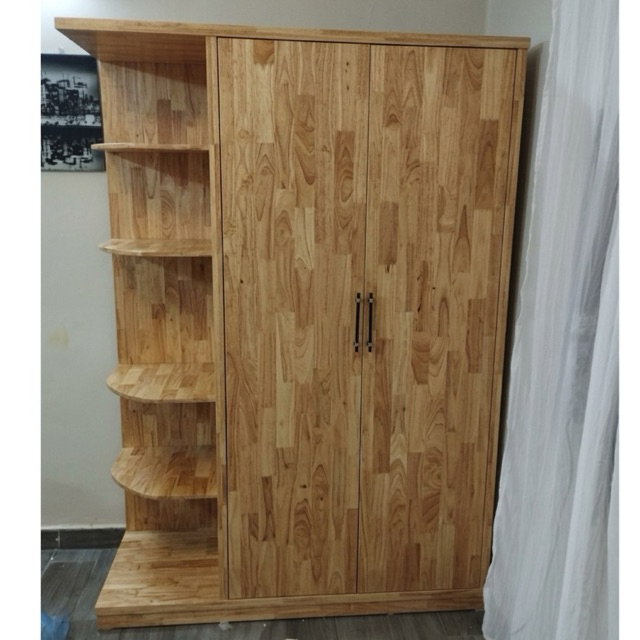 Lemari Pakaian Wardobe FJL Rubberwood