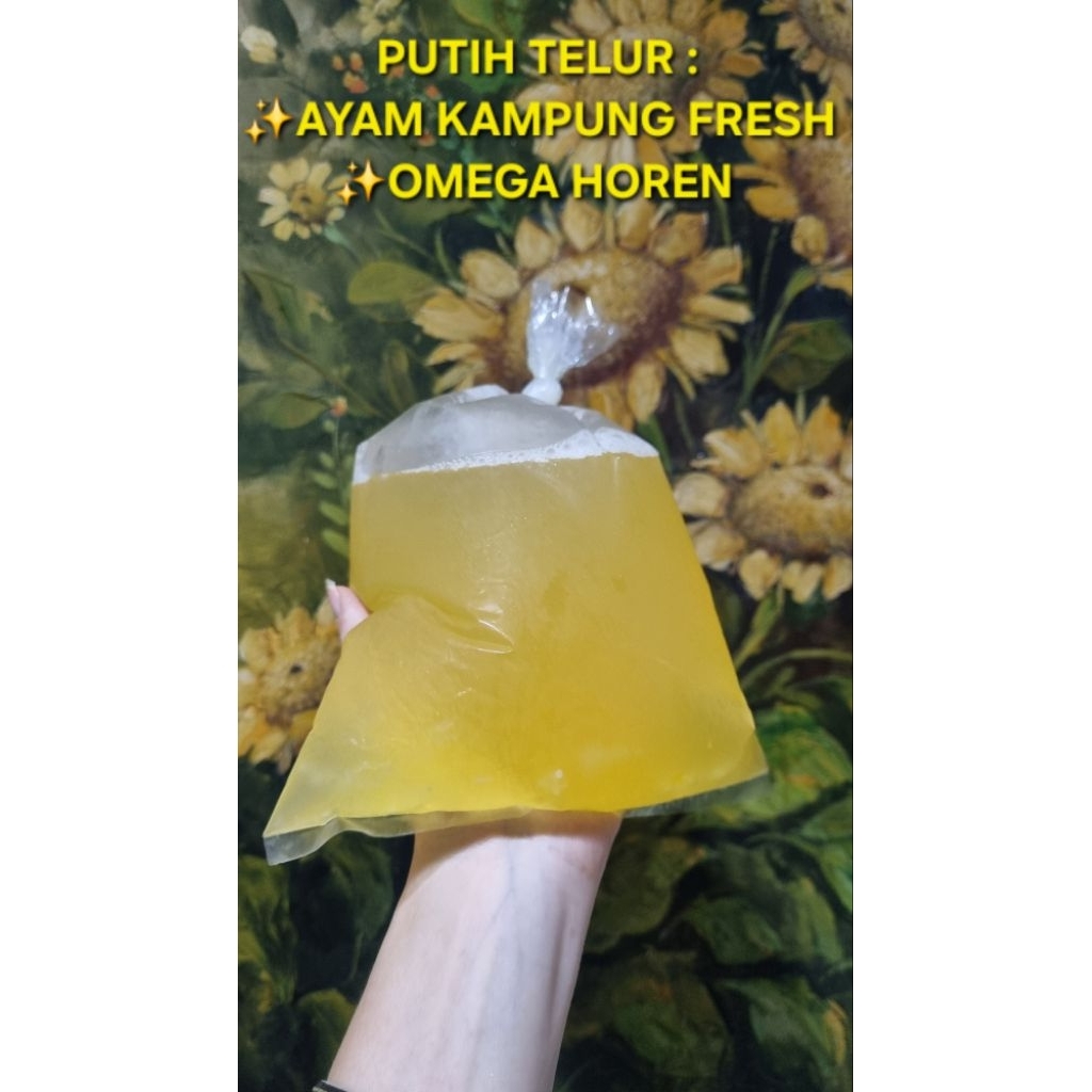 Putih Telur HOREN OMEGA & AYAM KAMPUNG