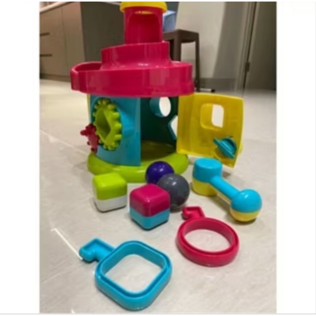 mainan sorter elc lengkap like new yaaa