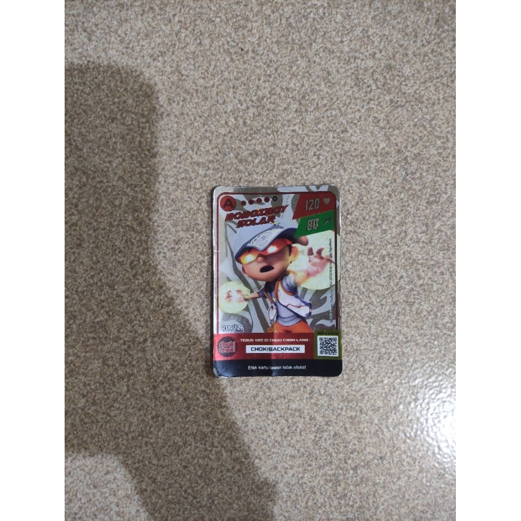 kartu BoBoiBoy monsta galaxy card [ HOLOGRAM ] 1pcs