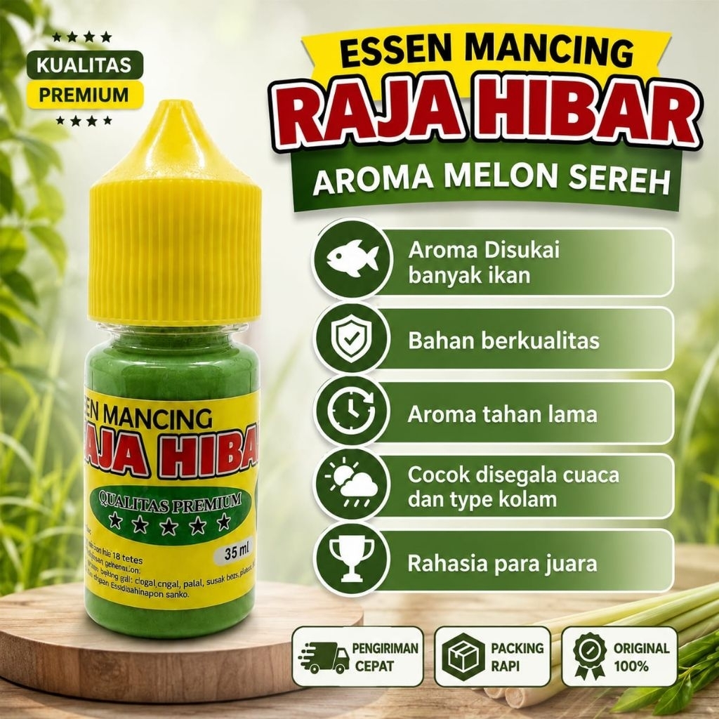 Essen Mancing Raja Hibar Aroma Melon Sereh – Essen Juara Harian & Lomba