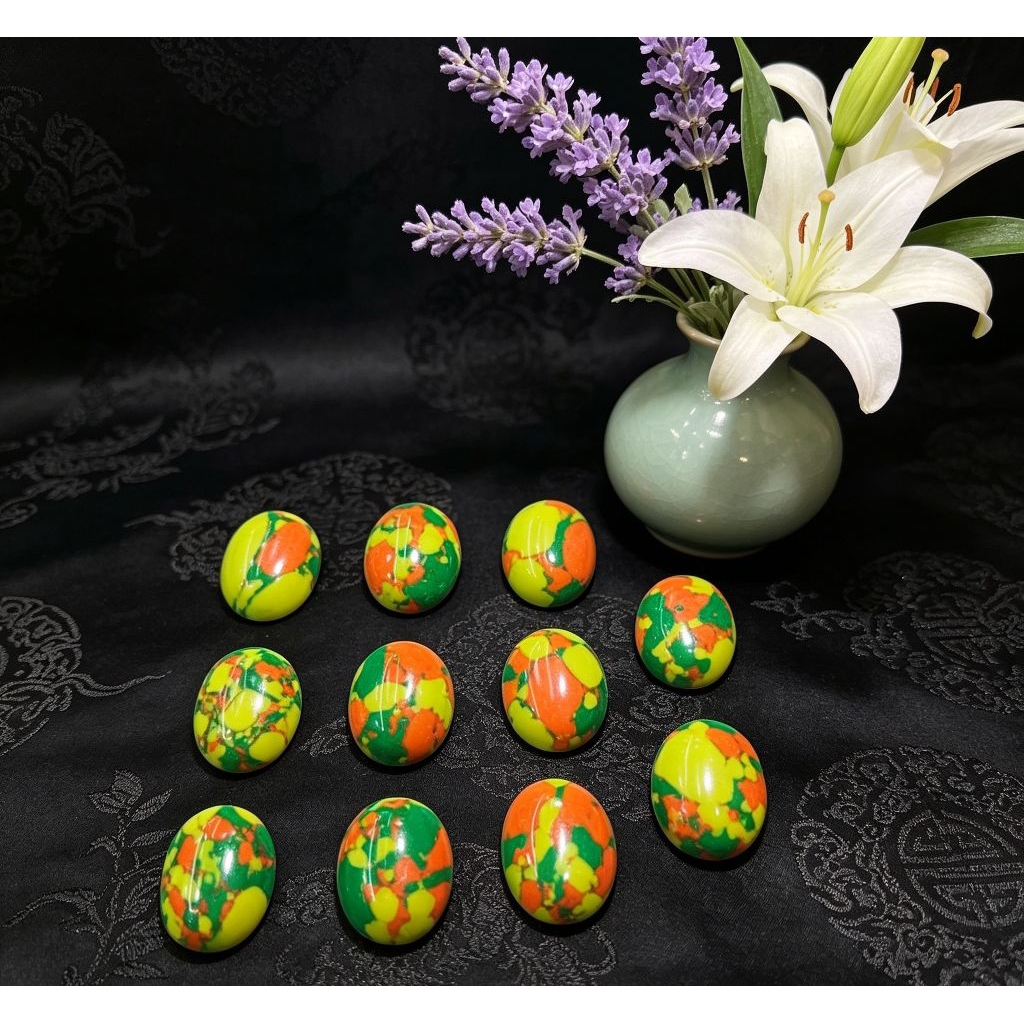 Batu Akik Pirus Triwarna Jaipur Indiahe 18x13mm Terbaru
