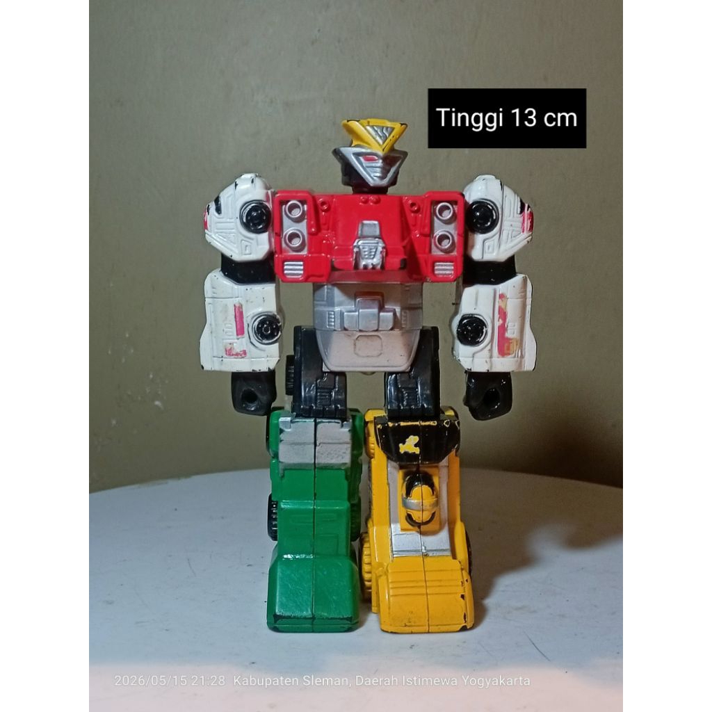 Action figure robot Megazord jadul 90an 13 cm Power Rangers Zyuranger