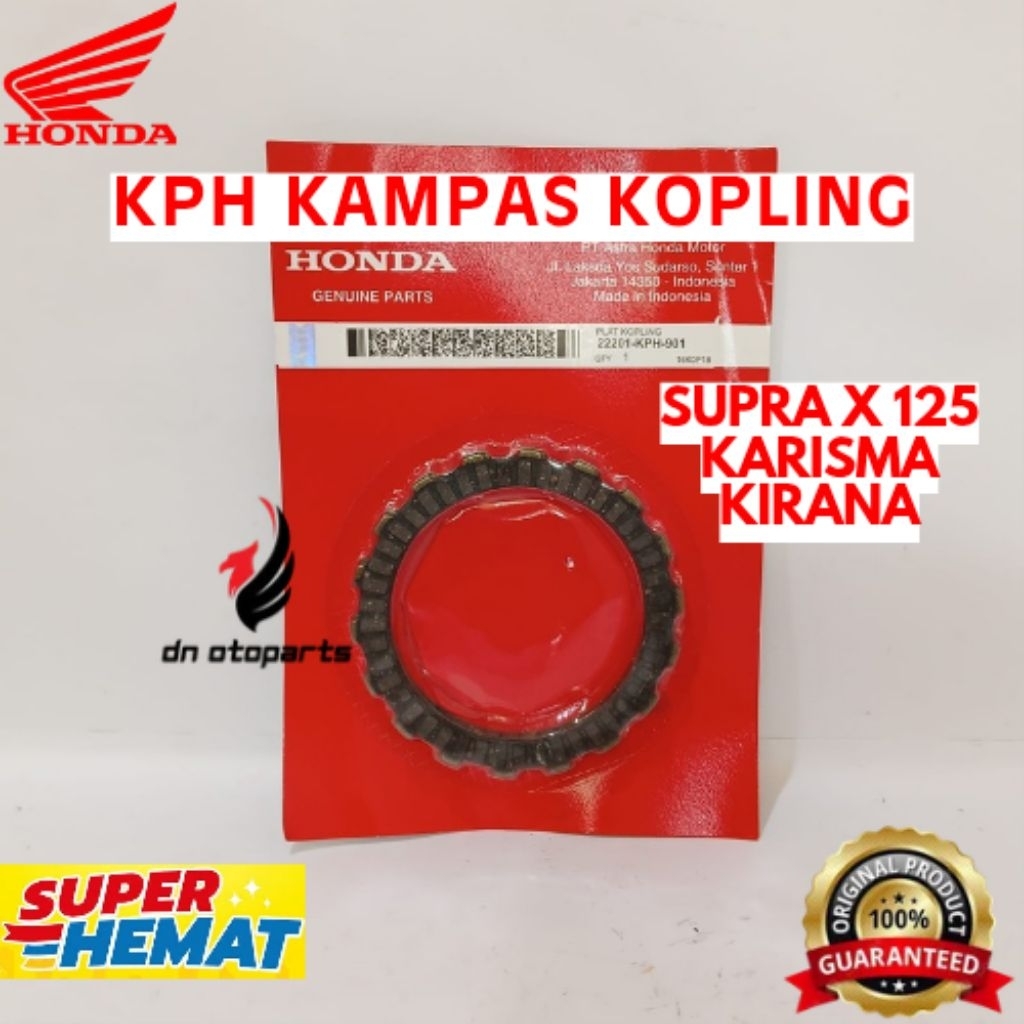 KAMPAS KOPLING ORIGINAL HONDA KODE KPH, KAMPAS KOPLING SUPRA X 125, KAMPAS KOPLING KARISMA, KAMPAS K