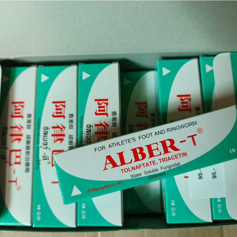 1 PAK/ 1 LUSIN ALBER-T ALBERT KEMASAN 10 GRAM SALEP OBAT KURAP AYAM | ASLI IMPORT (PILIH VARIASI)
