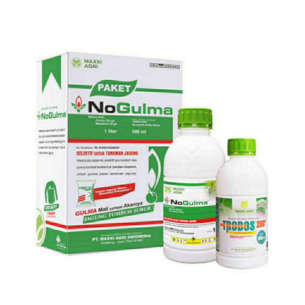 Herbisida Jagung No Gulma 500/50 SC 500 ml+Perata Trobos 200SL 250 ml+Kaos NoGulma