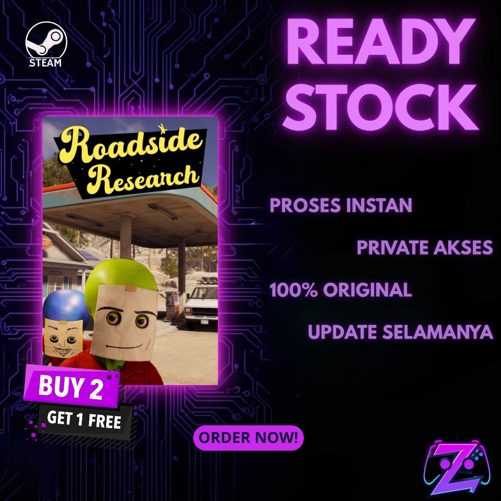 ROADSIDE RESEARCH BELI 2 GRATIS 1 | Private Account (Non-Sharing) Masuk Steam Library