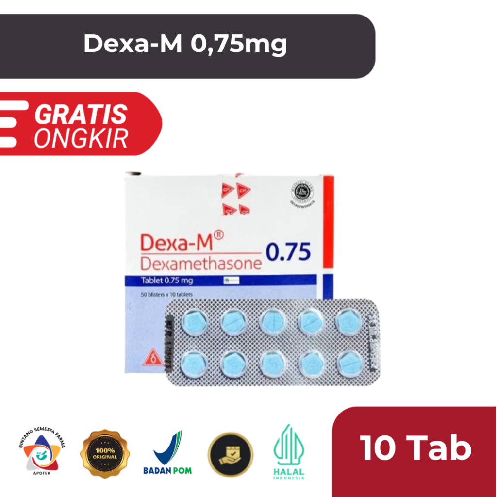 DEXA - M 0.75 MG 1 BLISTER @ 10 TABLET