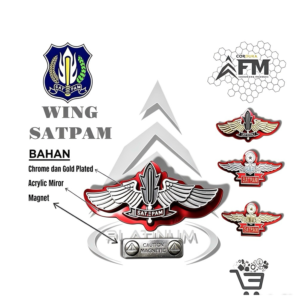 Wing Satpam PLATINUM Magnet | WING SECURITY |