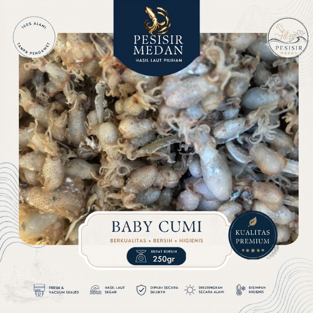 Baby Cumi Kering PREMIUM - Asli Medan