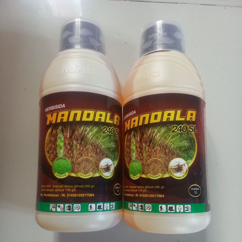 Herbisida Sistemik Mandala 240 SL 1 L glifosat