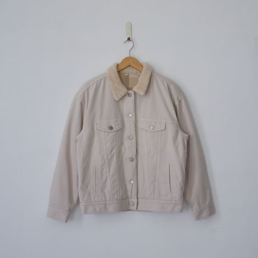 brandeddeals Women Corduroy Sherpa Jacket gap