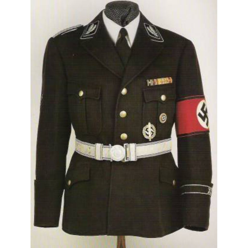 seragam Allgemeine SS tentara Jerman ww2 Waffen SS