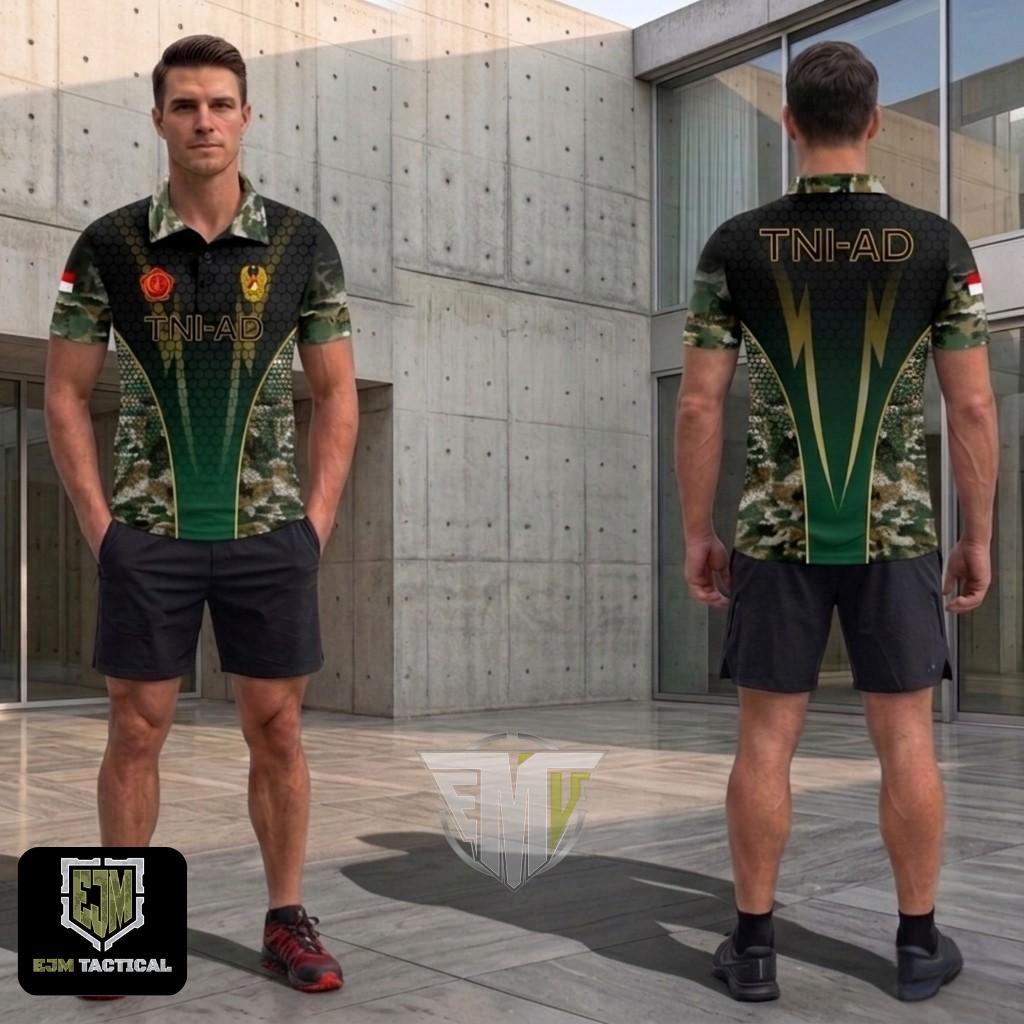 Kaos Jersey Loreng TNI AD Wangki