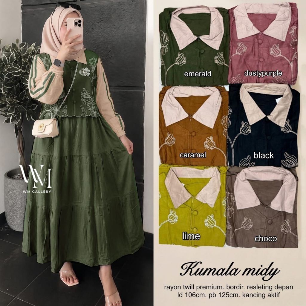 aluna kumala dress bangkok import dress import korean style by w&w tunik tumpuk long tunik import tu