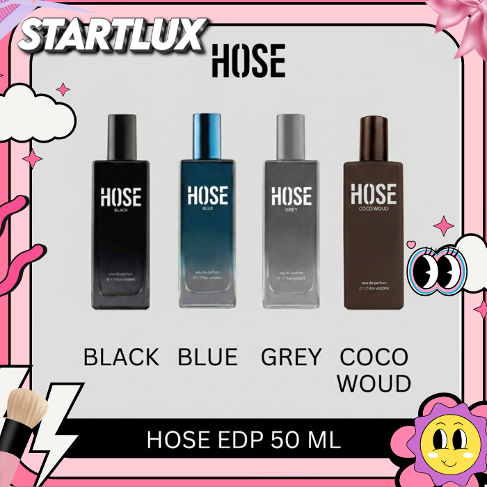 STARTLUX HOSE EDP Black Blue 50 Ml Parfum Pria HOSE Eau De Parfum
