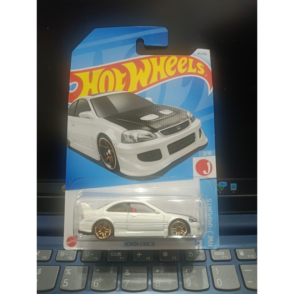 Hot wheels Honda Civic SI Hw J-Imports White